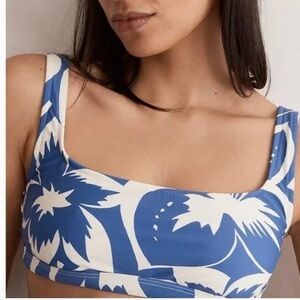 NWT Madewell second wave bikini top